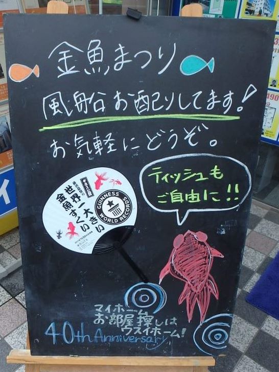 世界一大きい金魚すくいゲーム 17 07 30 横浜 湘南 横須賀不動産 賃貸 ウスイホーム